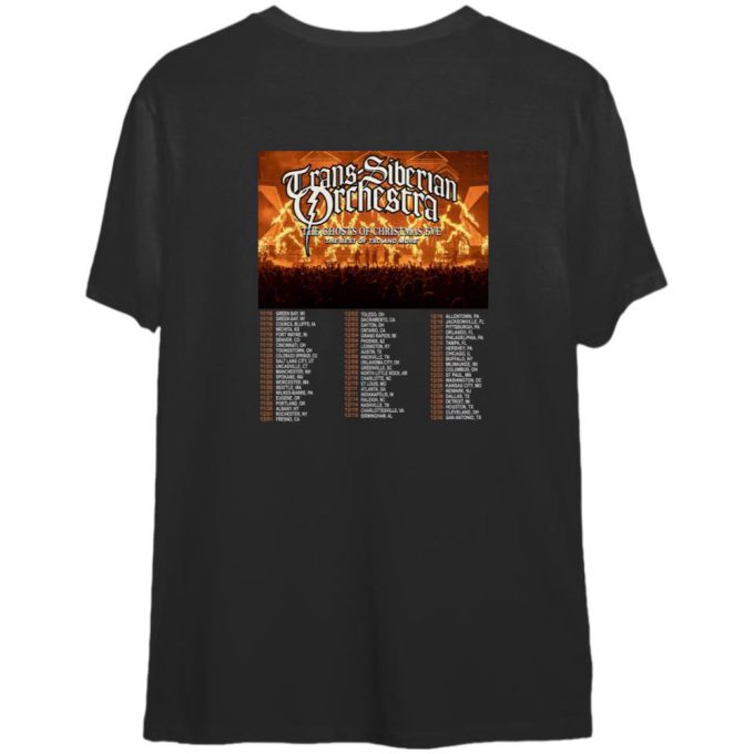 Trans-Siberian Orchestra Band Double Sided T Shirts 2