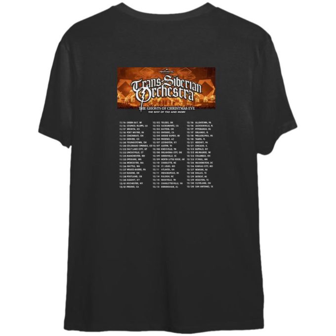 Trans-Siberian Orchestra The Ghost Of Christmas Eve Winter Tour T-Shirt 2
