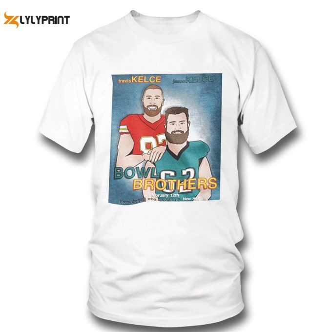 Travis Kelce Vs Jason Kelce 2023 Bowl Brothers T-Shirt Longsleeve Gift For Men Women 1