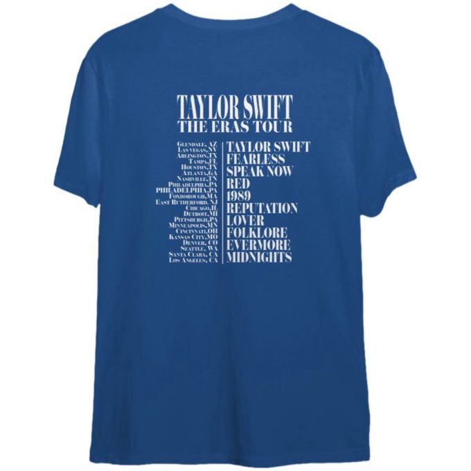 Ts The Eras Tour - 2 Sides Shirt, Eras Tour 2023 T-Shirt, Midnights Album Shirt 2