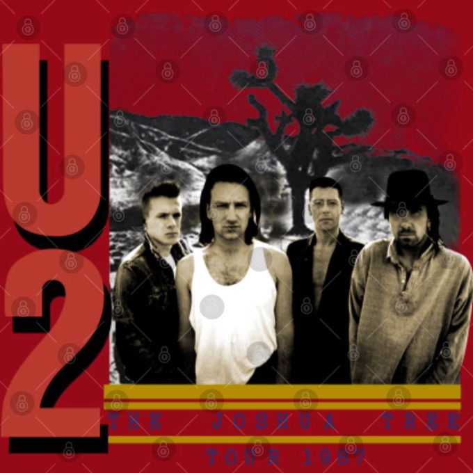 U2 Joshua Tree 1987 Concert Tour T-Shirt 3