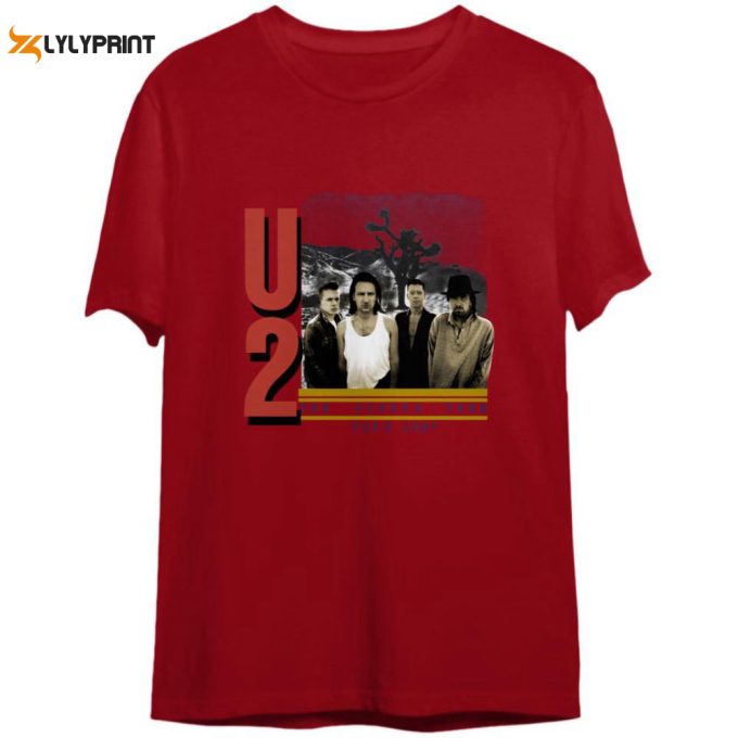 U2 Joshua Tree 1987 Concert Tour T-Shirt 1