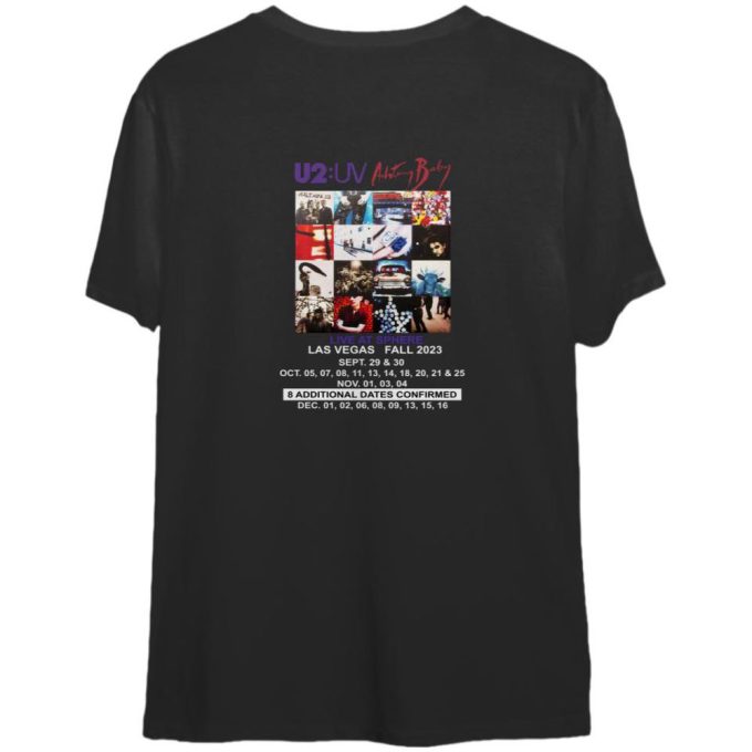 U2 Sphere 2023 Tour T-Shirt Ultraviolet Vegas Las Shirt 2
