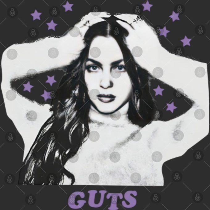 Vampire Olivia Rodrigo Shirt, Olivia New Album Guts Shirt, Guts Olivia Track List Shirt, Olivia Rodrigo Album Guts Tee 3
