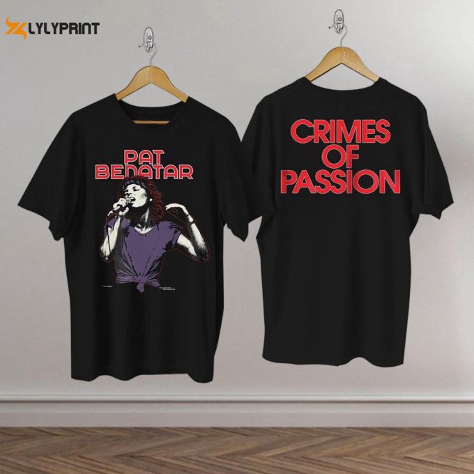 Vintage 1980 Pat Benatar Crimes Of Passion Album Promo T-Shirt, Pat Benatar T-Shirt 1