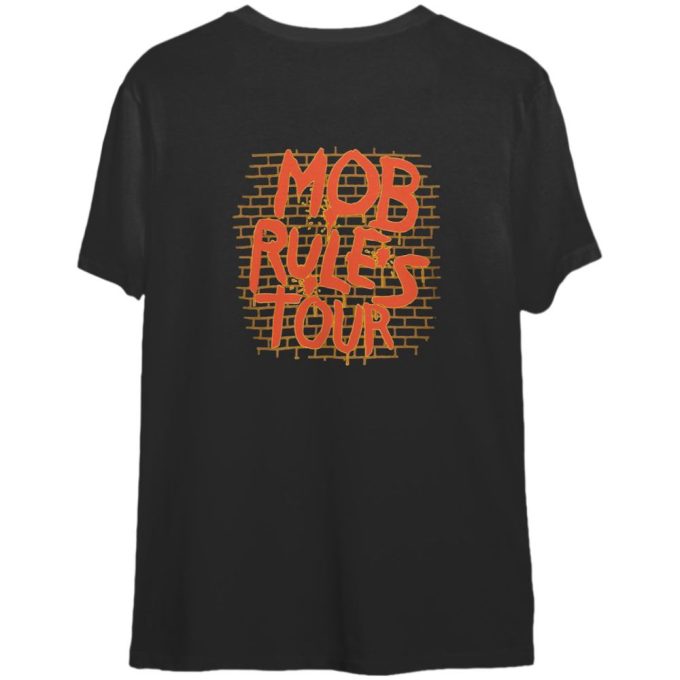 Vintage 1981 Black Sabbath Mob Rules Tour T-Shirt: Classic Metal Memorabilia 2