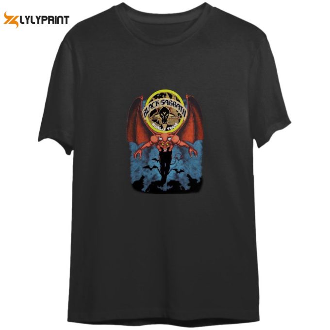 Vintage 1981 Black Sabbath Mob Rules Tour T-Shirt: Classic Metal Memorabilia 1