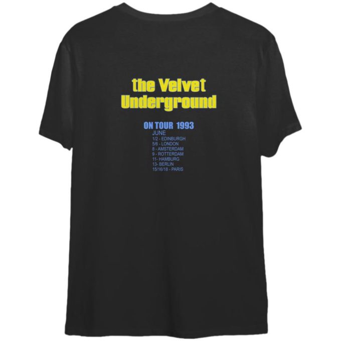 Vintage 1993 Velvet Underground Peel Slowly And See T-Shirt - Authentic Retro Music Merch 2