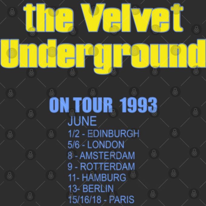 Vintage 1993 Velvet Underground Peel Slowly And See T-Shirt - Authentic Retro Music Merch 4