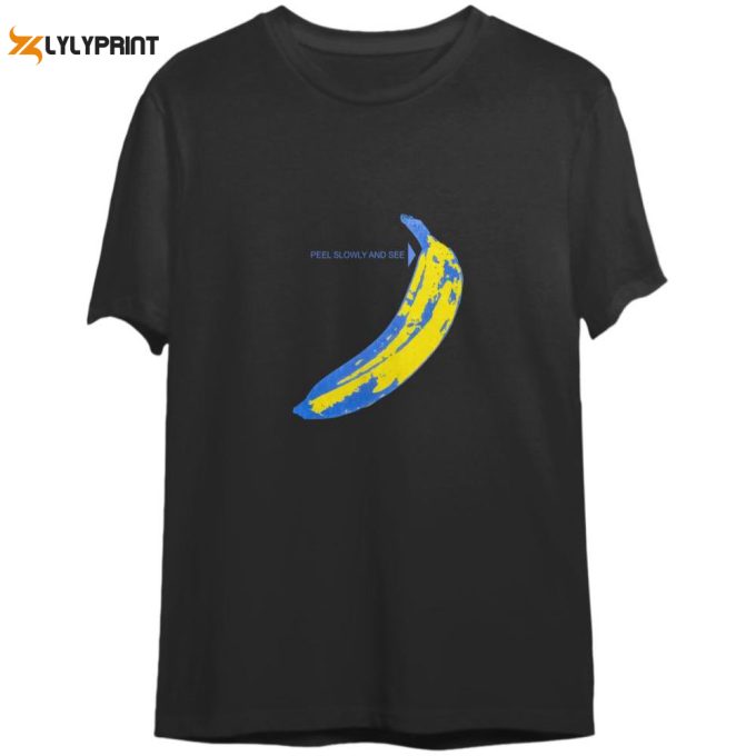 Vintage 1993 Velvet Underground Peel Slowly And See T-Shirt - Authentic Retro Music Merch 1