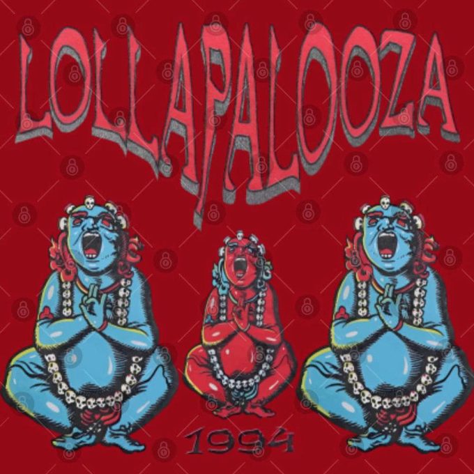 Retro 1994 Lollapalooza Concert Shirt: Vintage Music Festival Tee 3