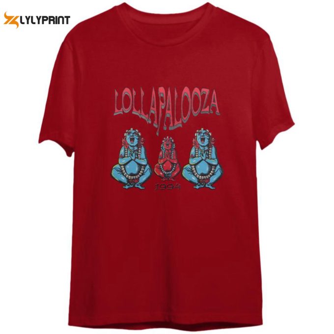 Retro 1994 Lollapalooza Concert Shirt: Vintage Music Festival Tee 1