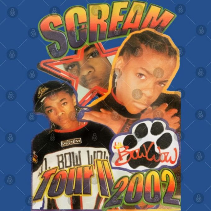 Vintage 2002 Lil Bow Wow Scream Tour Ii T-Shirt 3