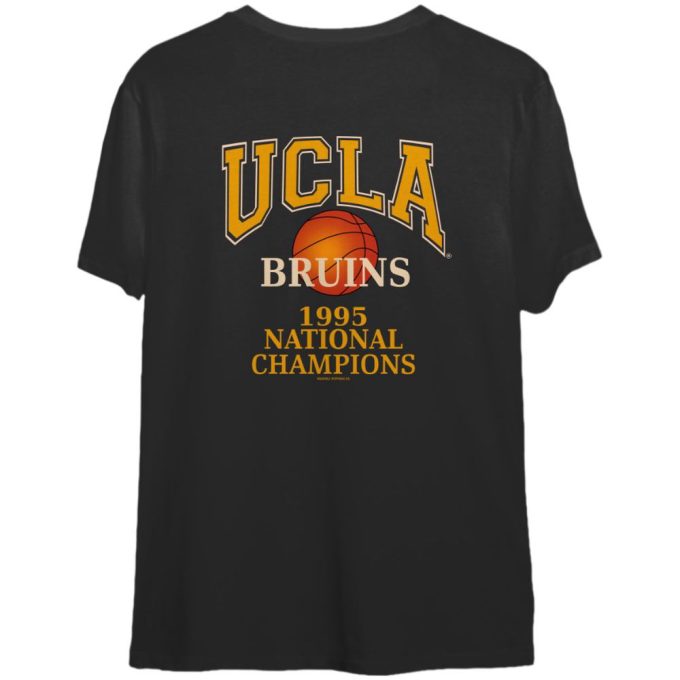 Vintage 90'S Ucla Bruins National Champion 1995 Basketball T Shirt 2