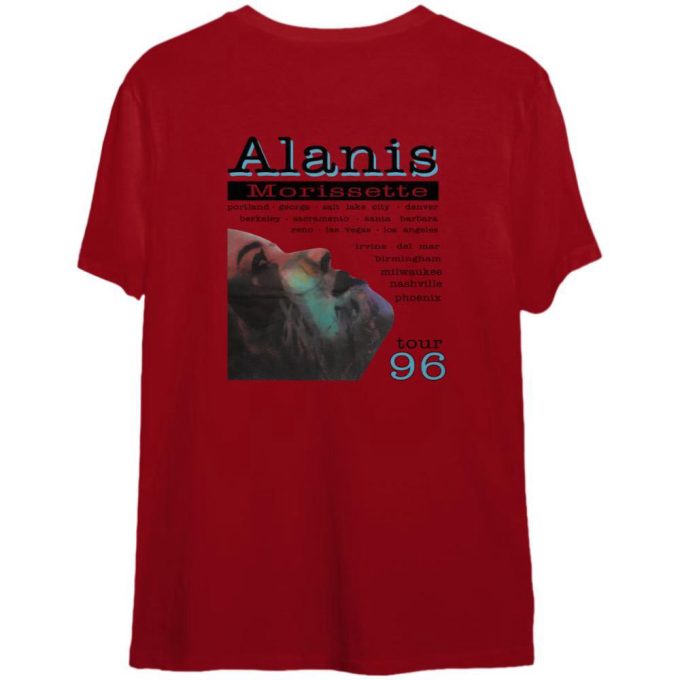 Authentic Vintage Alanis Morissette 1996 Tour T-Shirt - Jagged Little Pill Memorabilia 2