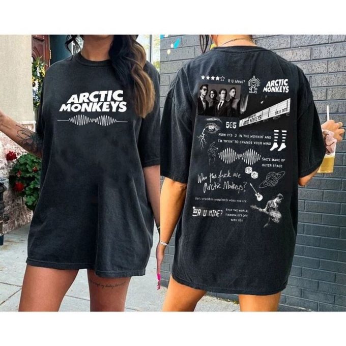 Vintage Arctic Monkeys Band 2 Side T-Shirt, Arctic Monkeys Tour 2023 T-Shirt 4