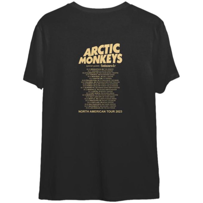 Vintage Arctic Monkeys Band T-Shirt, 2023 North America Tour 2