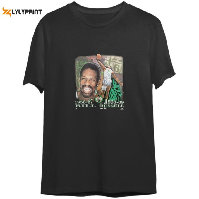 Vintage Bill Russell 90S Basketball Shirt Gift For Women And Men 1