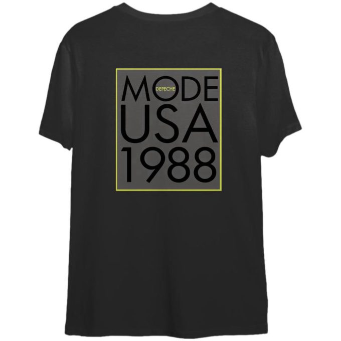 Vintage Depeche Mode Usa Tour 1988 Concert Tshirt: Rock Nostalgia Collectible 2