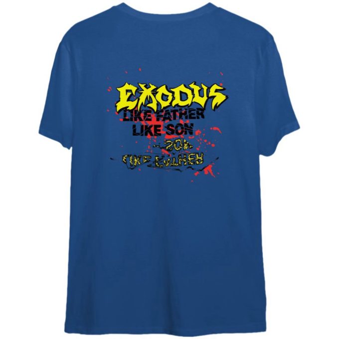 Vintage Exodus Hell Tour 1989 T-Shirt: Spitting Image Of A Man In Hell 2