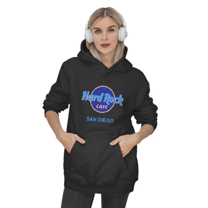 Vintage Hard Rock Band San Diego Hoodies - Single Stitch Usa: Authentic Retro Style 2