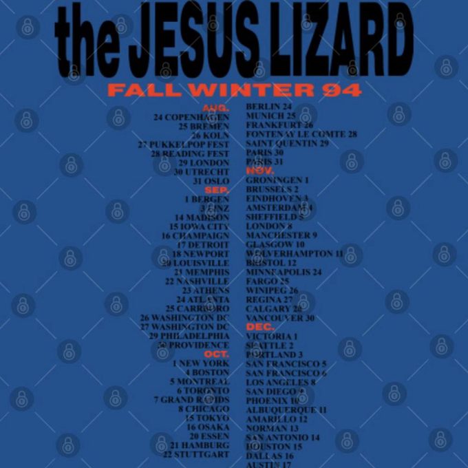 Vintage Jesus Lizards Fall Winter 94 T-Shirt: Nope Movie Edition 4