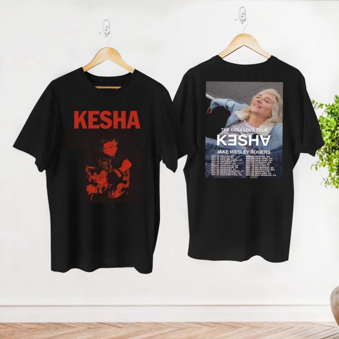 Vintage Kesha T-Shirt, The Only Love Tour 2023 Kesha Shirt, Kesha Concert Merch 5