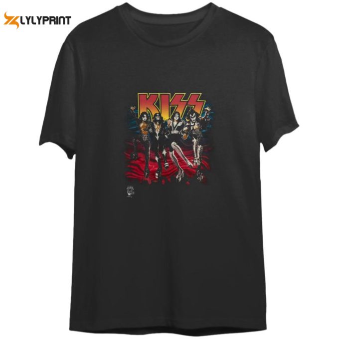 Vintage Kiss Destroyer Shirt 76-96 20Th Anniversary Grail Gift For Men And Women 1