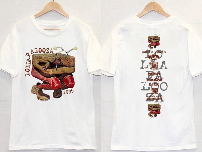 Vintage Lollapalooza 1995 T-Shirt: Concert Festival Tee For Nostalgic Music Lovers 5