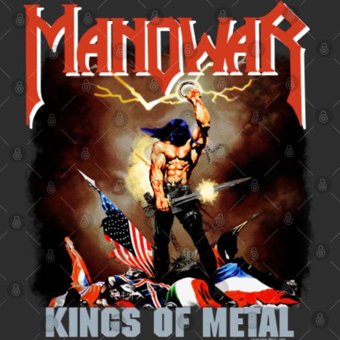 Vintage Manowar Kings Of Metal 1989 Shirt Gift For Men And Women 3