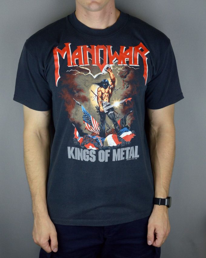 Vintage Manowar Kings Of Metal 1989 Shirt Gift For Men And Women 5