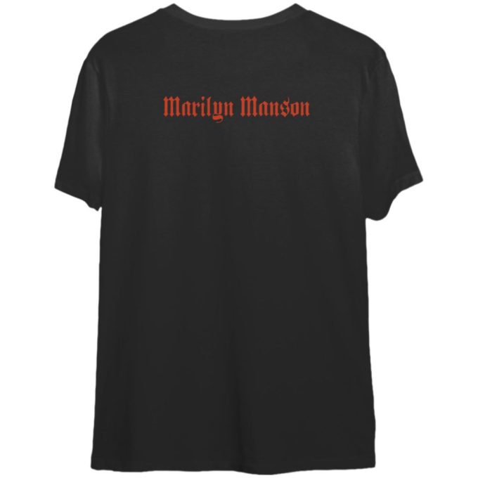 Vintage Marilyn Manson T-Shirt, Marilyn Manson Red Lips Rock Heavy Metal Unisex T-Shirt 2