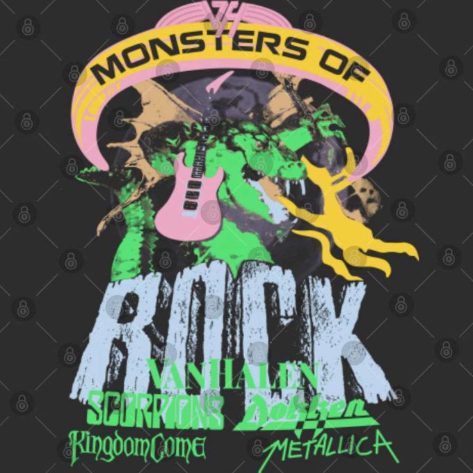 Vintage Monsters Of Rock T-Shirt 3