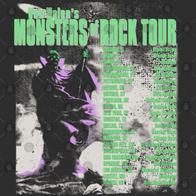 Vintage Monsters Of Rock T-Shirt 4