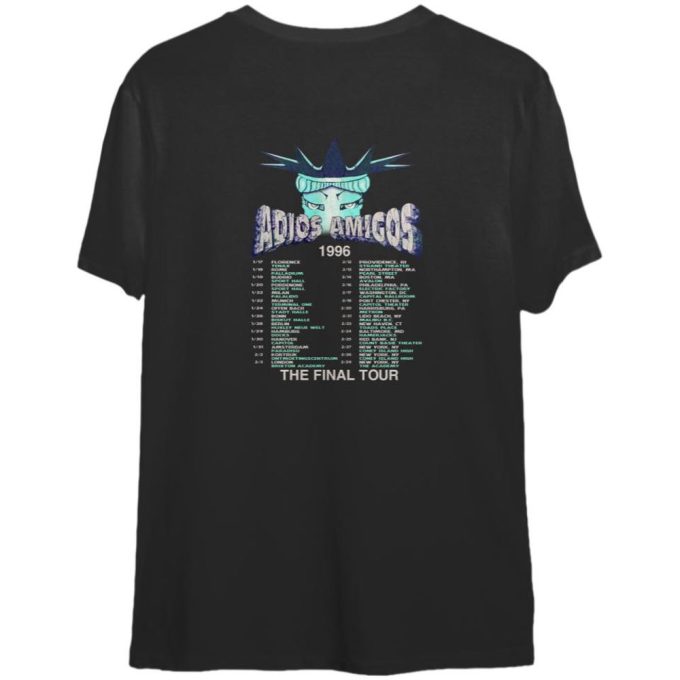 Vintage Ramones Adios Amigos The Final Tour 1996 T-Shirt 2