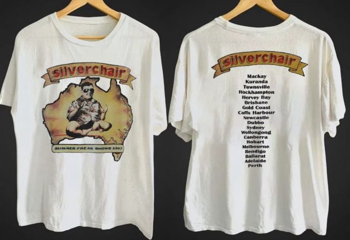 Vintage Silverchair Summer Freak Show 1997 T-Shirt: Retro Music Apparel 5