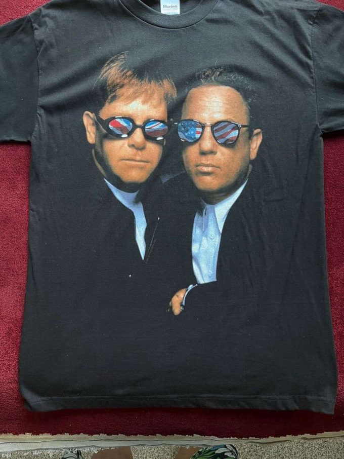 Vintage Summer Of 1994 Elton John Billy Joel Tour Concert T-Shirt 5