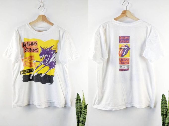 Vintage The Rolling Stones 1990 Urban Jungle Shirt Merch Double Sidegift For Men And Women 5