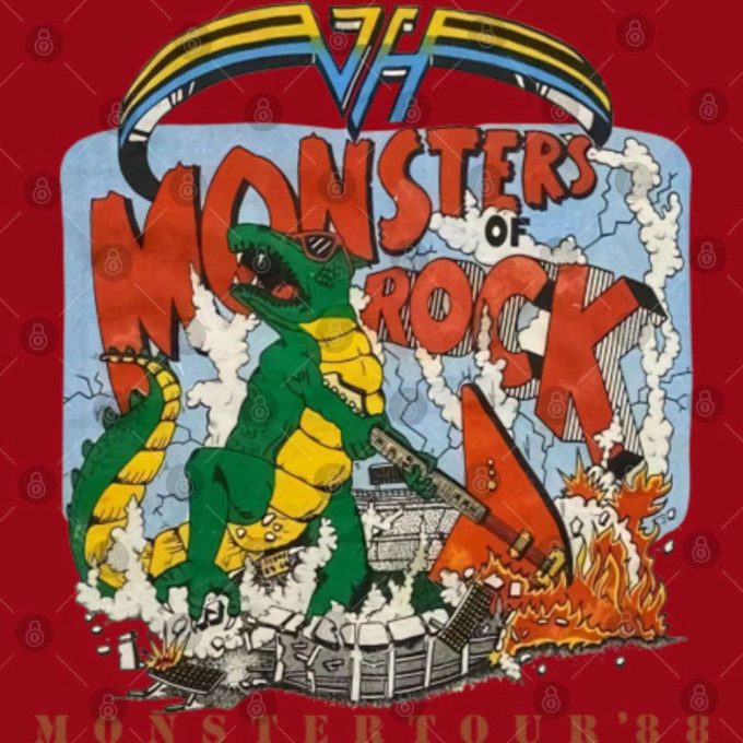 Vintage Vh Monsters Of Rock Shirt Gift For Men And Women 3