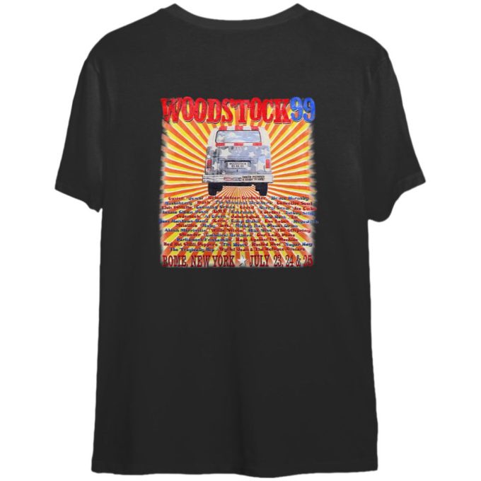 Vintage Woodstock 99 Shirt, Woodstock 30Th Anniversary Shirt Gift For Women And Men 3