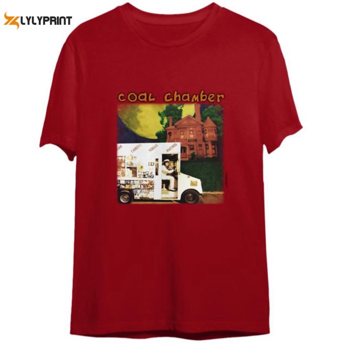 Vtg 1997 Coal Chamber Spooky Tour T-Shirt, Coal Chamber T-Shirt 1