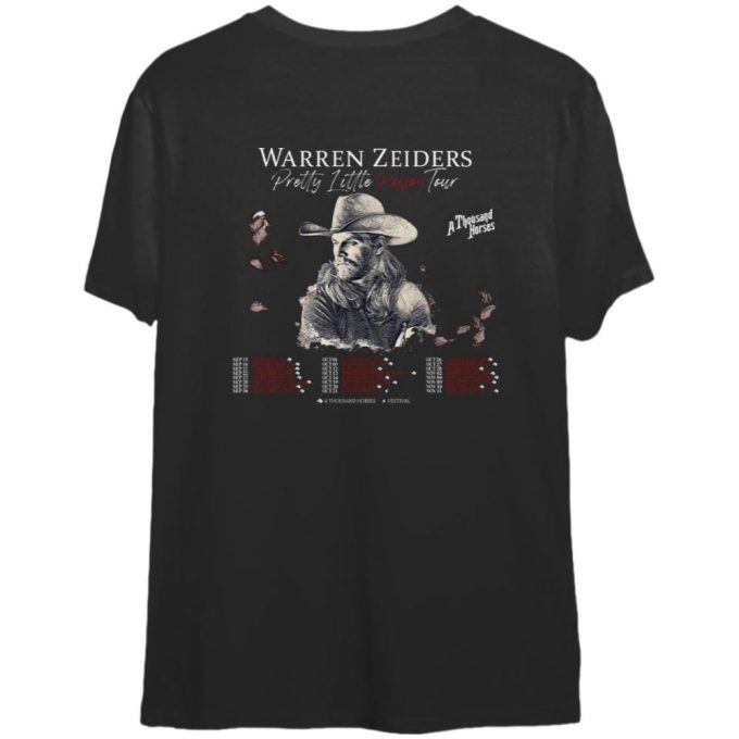 Warren Zeiders Shirt, Pretty Little Poison Tour 2023 T Shirt 2