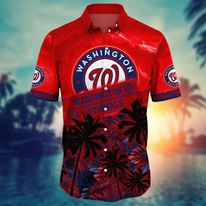 Washington Nationals Mlb Flower Hawaii Shirt Gift For Fans 2
