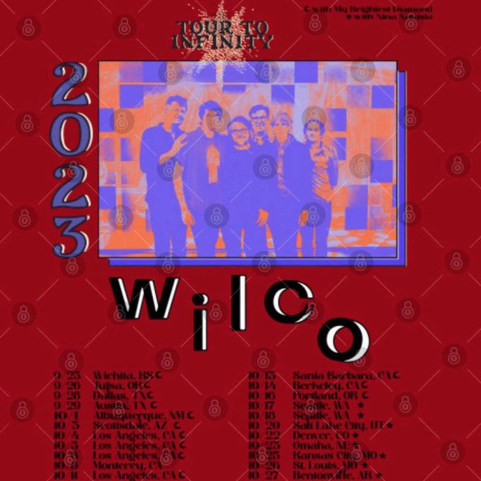 Wilco Tour To Infinity 2023 Shirt: Fan Favorite Concert Merch 4