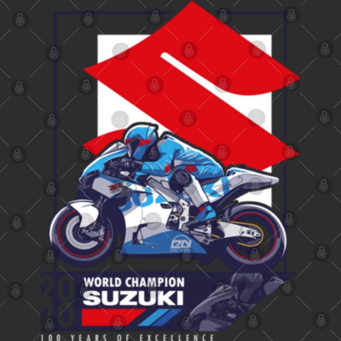 Ride In Style With World Champion Suzuki - Shop Suzuki Motorcycles T-Shirt 4