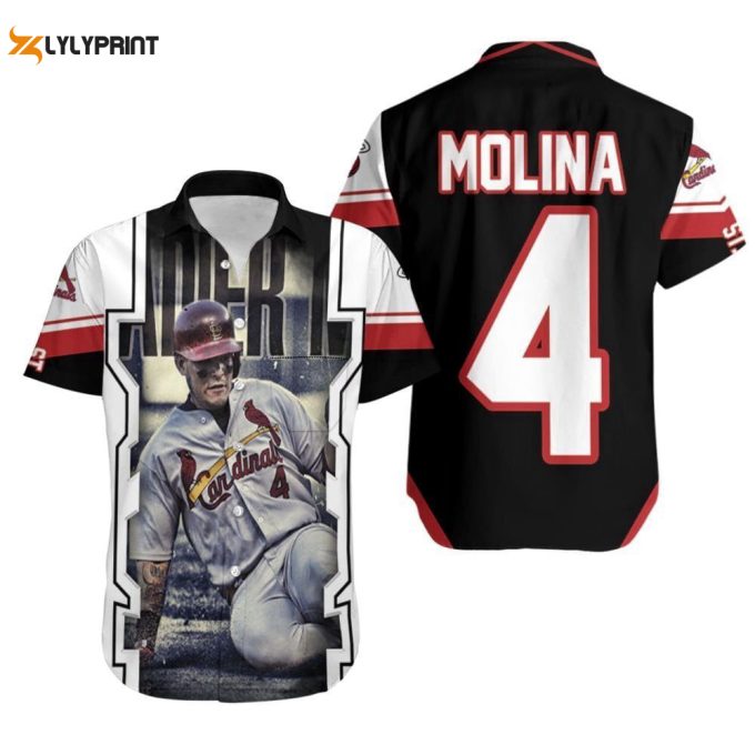 Yadier Molina Strive For Winning St Louis Cardinals Legend Hawaiian Shirt Sport Gift For Men Women 1