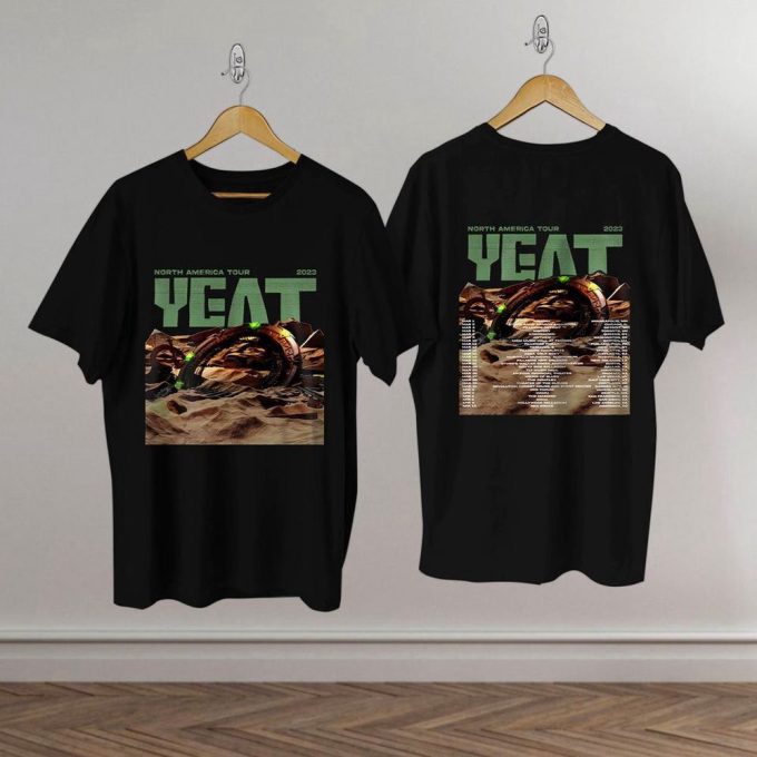 Yeat North American Tour 2023 Tickets Merch, Yeat Huge 2023 Tour Shirt Yeat World Tour 2023 Setlist T-Shirt 5