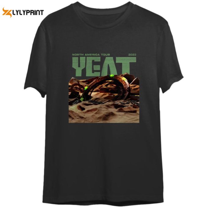 Yeat North American Tour 2023 Tickets Merch, Yeat Huge 2023 Tour Shirt Yeat World Tour 2023 Setlist T-Shirt 1