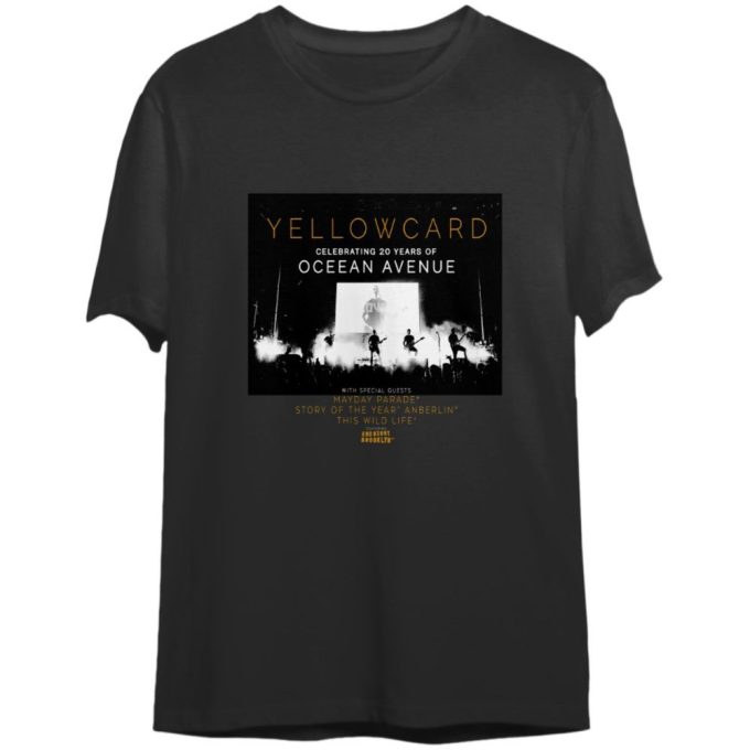 Yellowcard 2023 Tour T-Shirt, Yellowcard Fan Shirt, Yellowcard 2023 Concert Fangifts 1