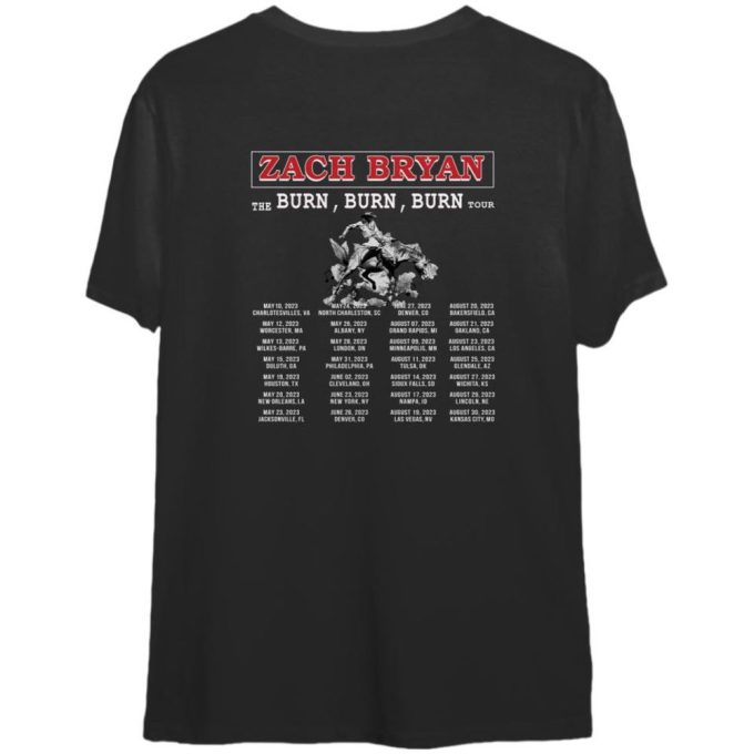 Zach Bryan Tour 2023 Two Sides Shirt - Perfect Gift For Fans - Concert Merch 2